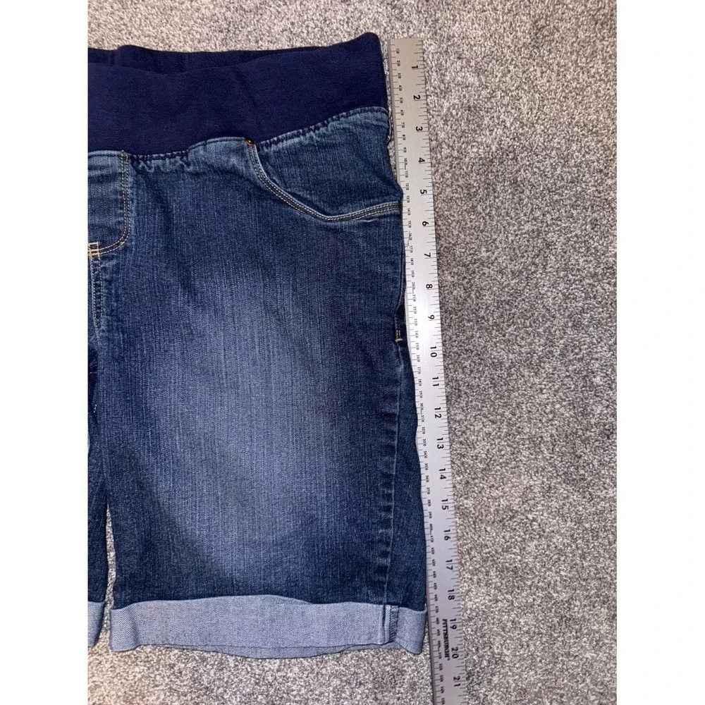 Great Expectations Women's Dark‎ Blue Maternity Shorts